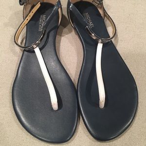 MICHAEL KORS Navy Sandals